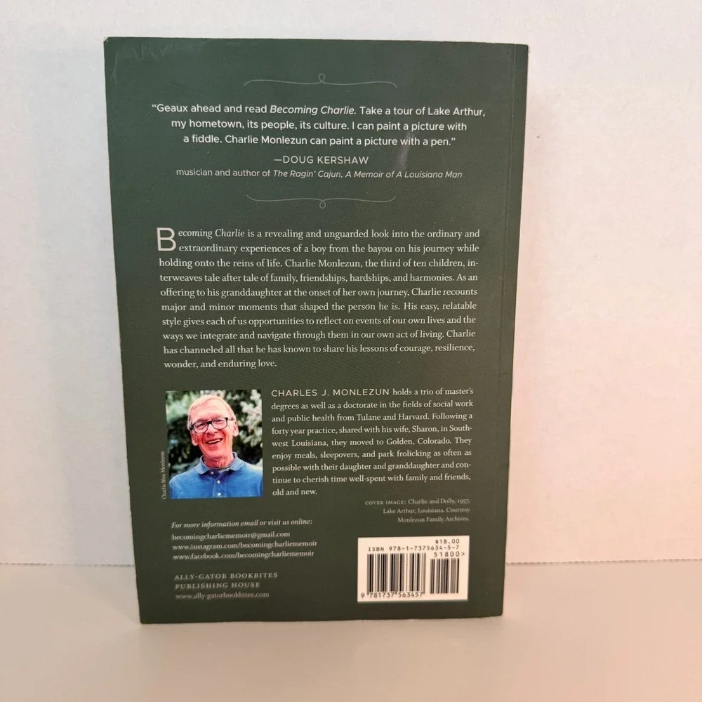 Becoming Charlie: A‎ Memoir by Charles J. Monlezun Paperback Autobiography
